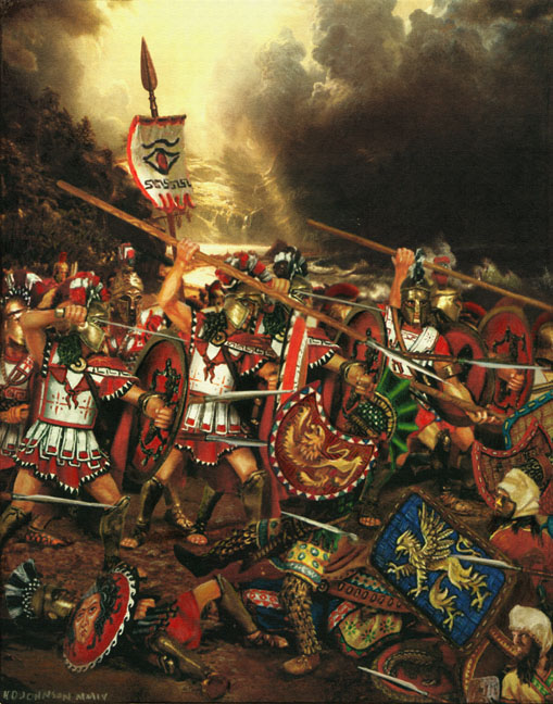 battle thermopylae spartan war warriors heros 